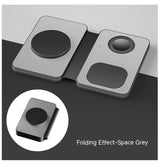 Premium 3-in-1 Foldable Wireless Charging Station - Aluminum Alloy Design
