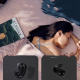 Clip-On Wireless Bluetooth Earbuds - Sports Running Headphones with Long Battery Life