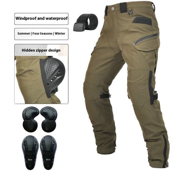 Premium All-Season Motorcycle Cycling Pants - Waterproof & Drop-Resistant Protection