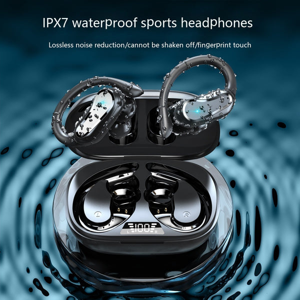Wireless Sports Earbuds - IPX7 Waterproof Bluetooth Headphones with Noise Reduction
