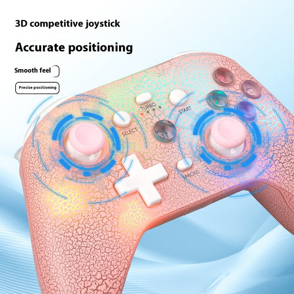 Ultimate RGB Gaming Controller - Multi-Platform Wireless Gamepad with Dazzling Light Effects