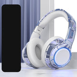 Wireless Bluetooth 5.2 Headphones with LED Illumination - 1800mAh Long Battery Life
