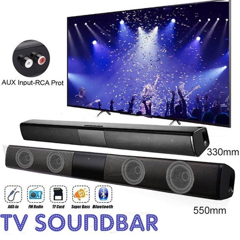 Premium Bluetooth Home Theater Sound System - Wireless Computer Speaker with Remote Control