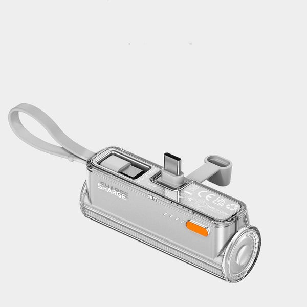 20W Bidirectional Fast Charging Power Bank - 5000mAh Portable Emergency Charger