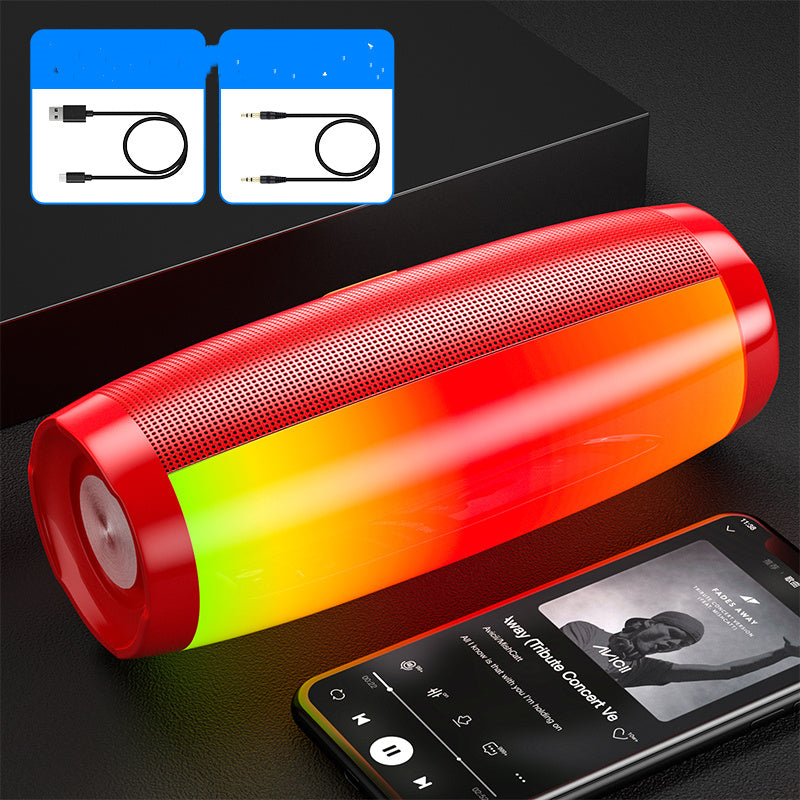 Premium Bluetooth Speaker - Wireless Portable Audio with LED Lights & Subwoofer