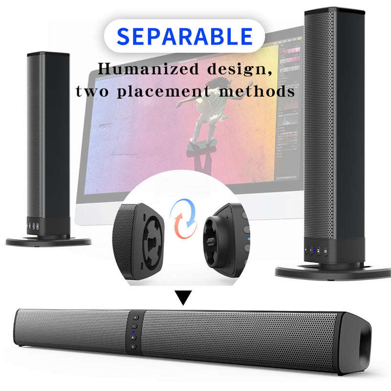 Portable Bluetooth Speaker - 20W Wireless Outdoor Sound System with USB Charging