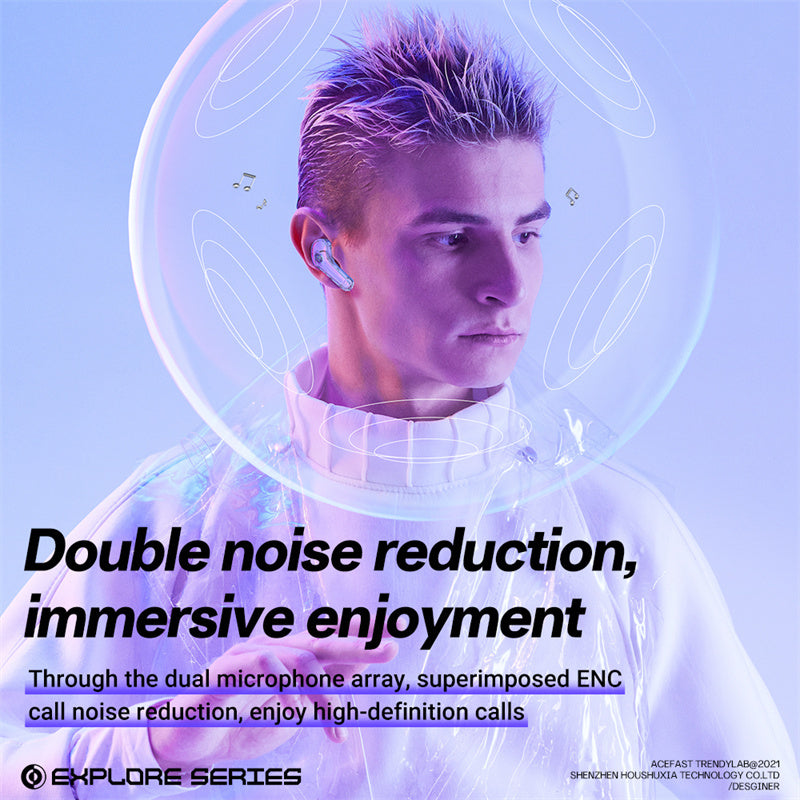 T8 Bluetooth 5.3 Wireless Earbuds - Gaming Sport Headphones with Noise Reduction & Touch Control