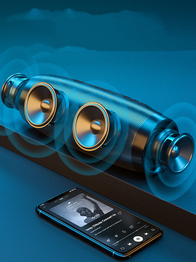 Premium Bluetooth Speaker - Wireless Portable Audio with LED Lights & Subwoofer