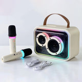 Premium RGB Bluetooth Karaoke Speaker - Portable Wireless Stereo with Colorful LED Lights