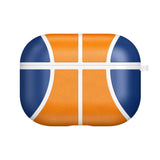 NBA Basketball Leather AirPods Pro Case - Handmade Protective Cover with Anti-Fall Design