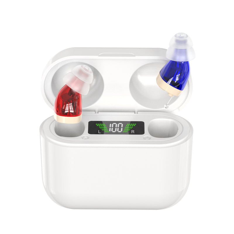 Advanced Digital Hearing Amplifier - Rechargeable Sound Collector with 12+ Hour Battery