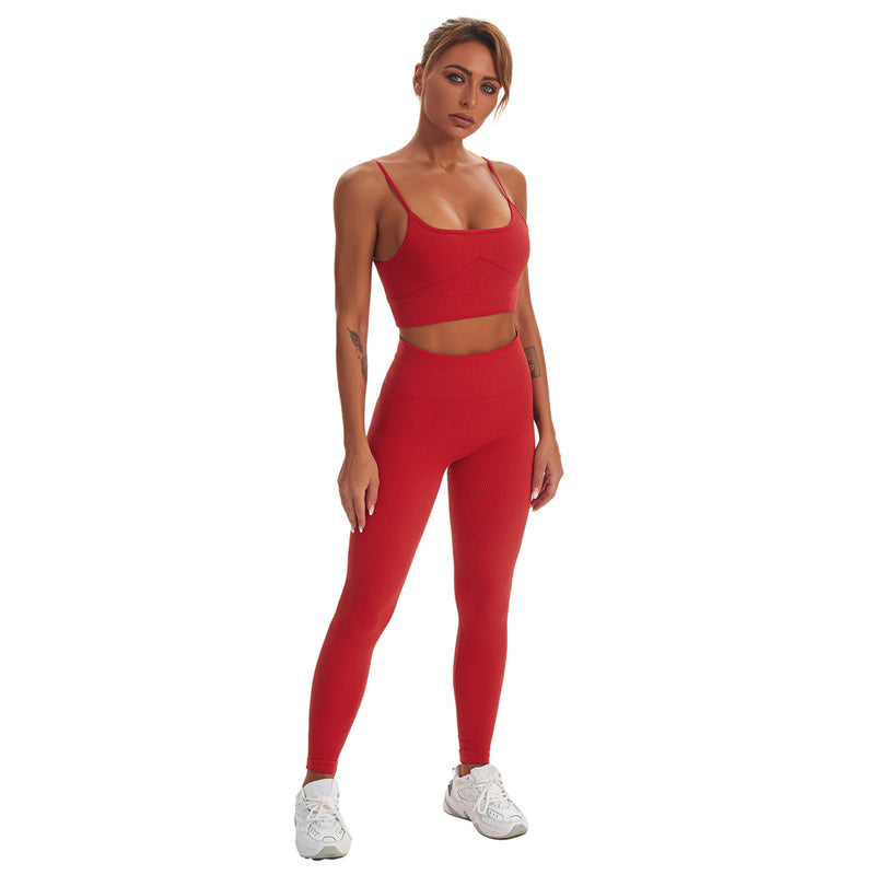 Premium Seamless Sports Set - Moisture-Wicking Yoga & Gym Wear
