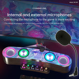 Immersive RGB Gaming Bluetooth Speaker with LED Lights