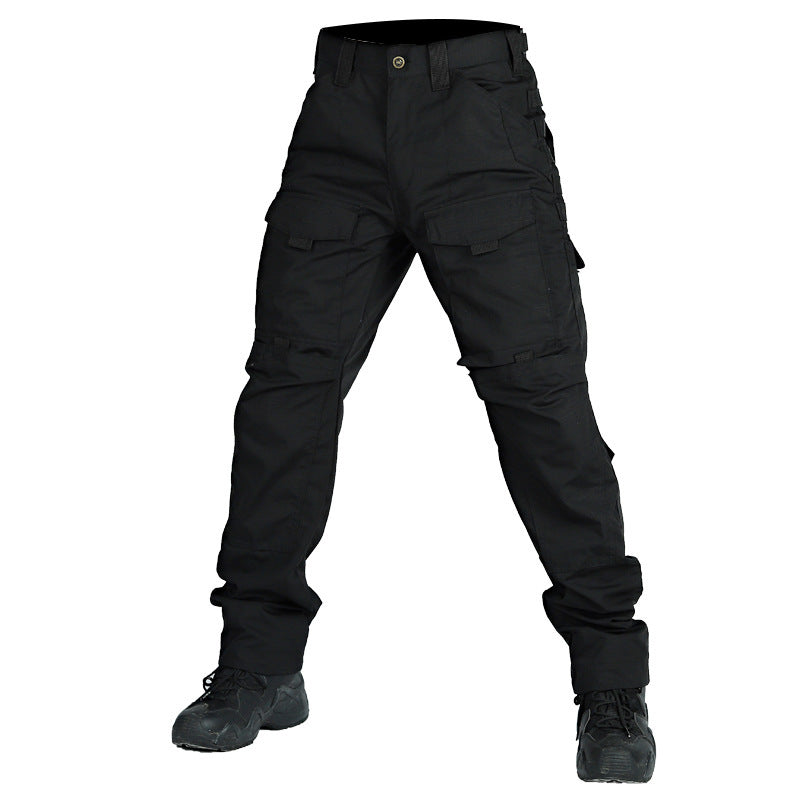 Military Style Camouflage Cargo Pants - Multi-Pocket Tactical Training Trousers