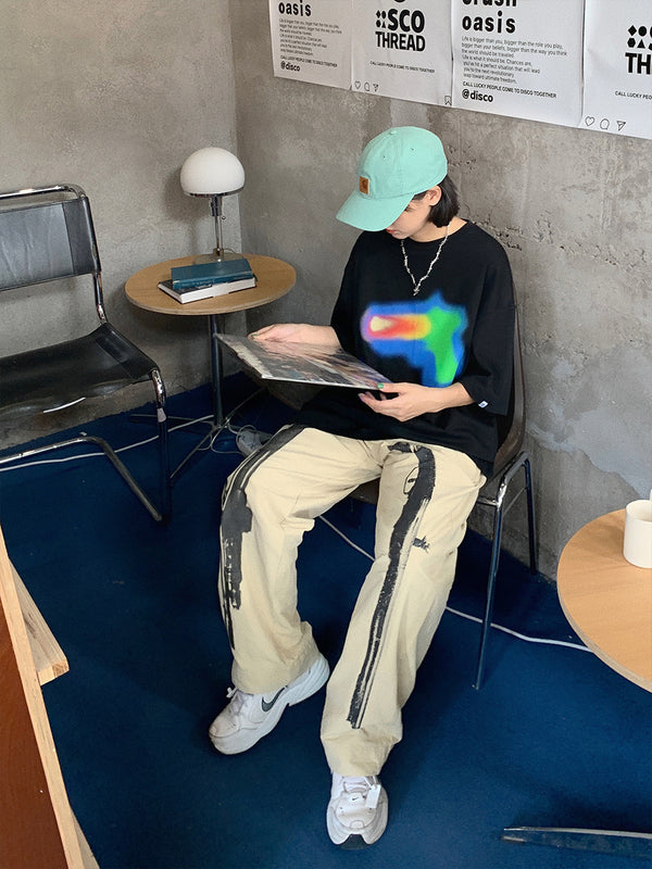 Relaxed-Fit Japanese Cargo Trousers - Men's Urban Streetwear