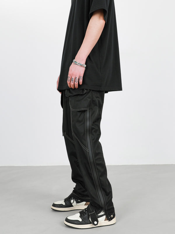 Multi-Functional Tactical Cargo Overalls with Detachable Shell Design