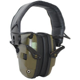 Professional Tactical Noise Canceling Earmuffs - Army Green Anti-Noise Protection