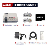 Classic Retro Gaming Console - 8-Bit Entertainment System with Built-in Games