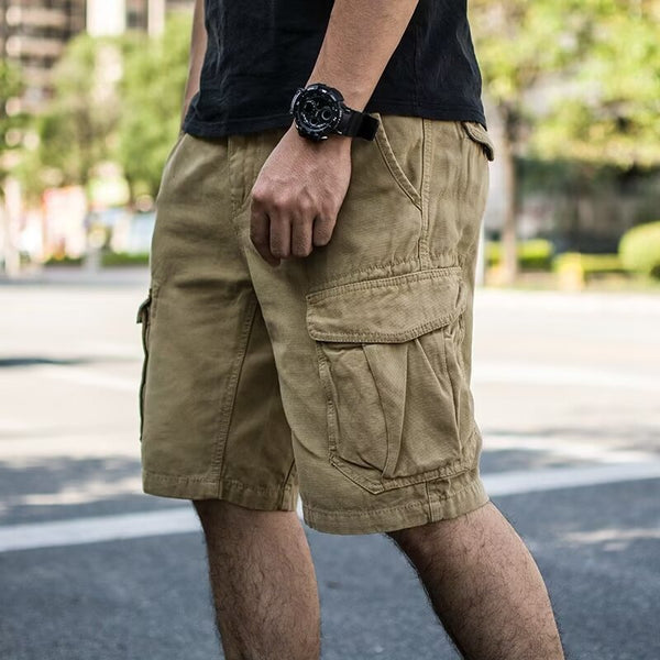 Versatile Men's Summer Workwear Shorts - Comfortable Five Quarter Length