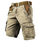 Trendy 3D Digital Print Men's Loose Shorts - Comfortable Cotton Blend Summer Wear
