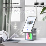Premium 4-in-1 Wireless Charging Station with Bluetooth Audio & Digital Clock
