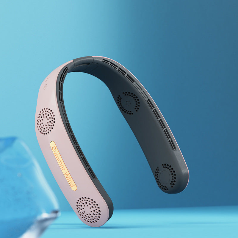 Ultimate Wearable Neck Fan - Silent USB Rechargeable Cooling Device for Active Lifestyles