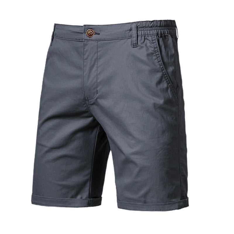 Casual Cotton Cropped Pants - Straight Slim Fit Men's Summer Shorts