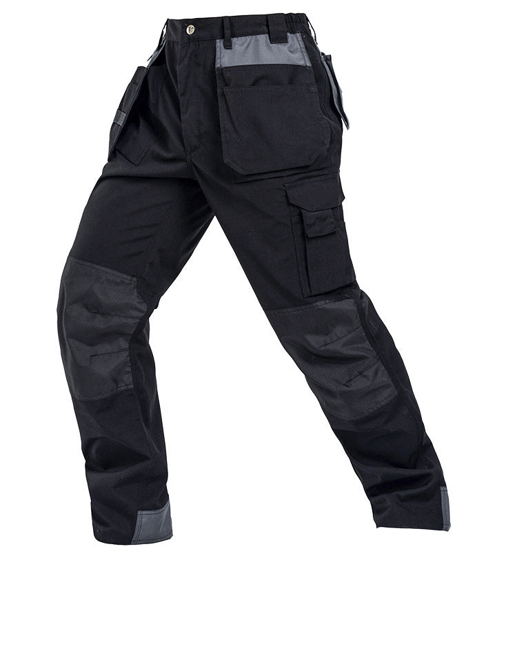 Industrial Cargo Work Pants - Multi-Pocket Construction Trousers