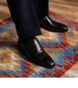 Premium Gentleman's Cowhide Formal Business Shoes - Professional Commuting Footwear