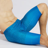 Men's Quick Dry Polyester Swimming Trunks - Comfortable Five Point Swim Shorts