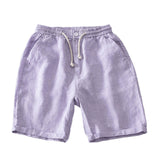 Premium Men's Linen Tapered Pants - Summer Lightweight High Waist Trousers