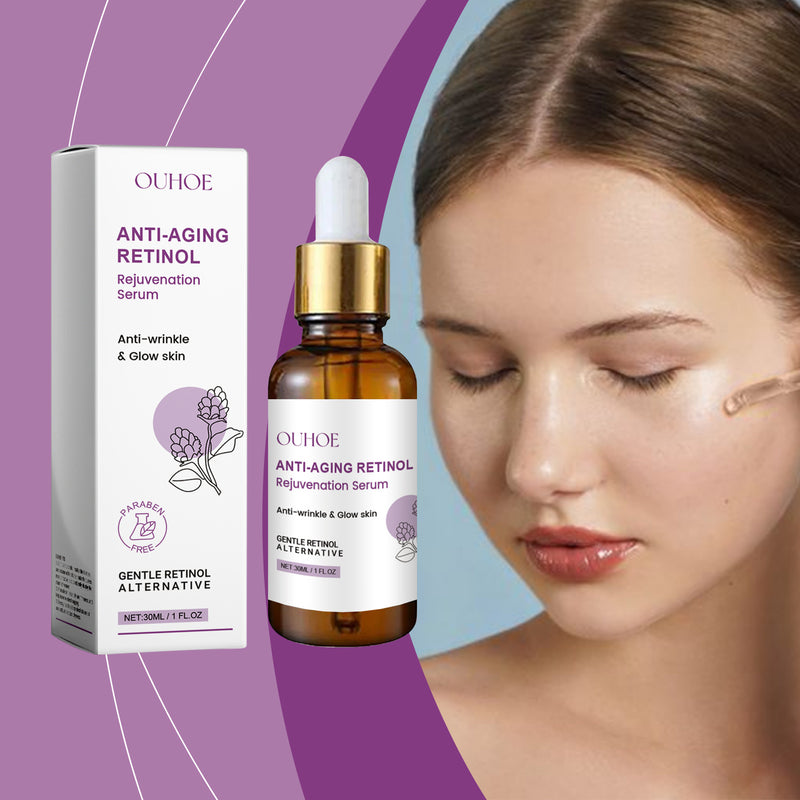OUHOE Retinol Anti-Wrinkle Serum Hydrating, Moisturizing, Lifting, Firming, Thinning Fine Lines, Moisturizing Skin Care Serum