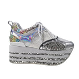 Stylish Breathable Mesh Platform Shoes