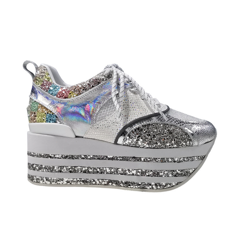 Stylish Breathable Mesh Platform Shoes