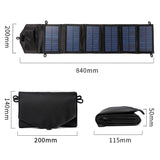 Premium Solar Charging Panel - Portable Outdoor Power Bank Solution