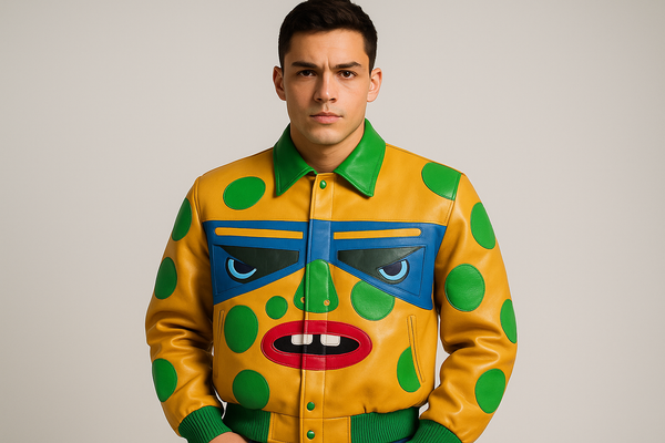Handsome man wearing the exact same jacket