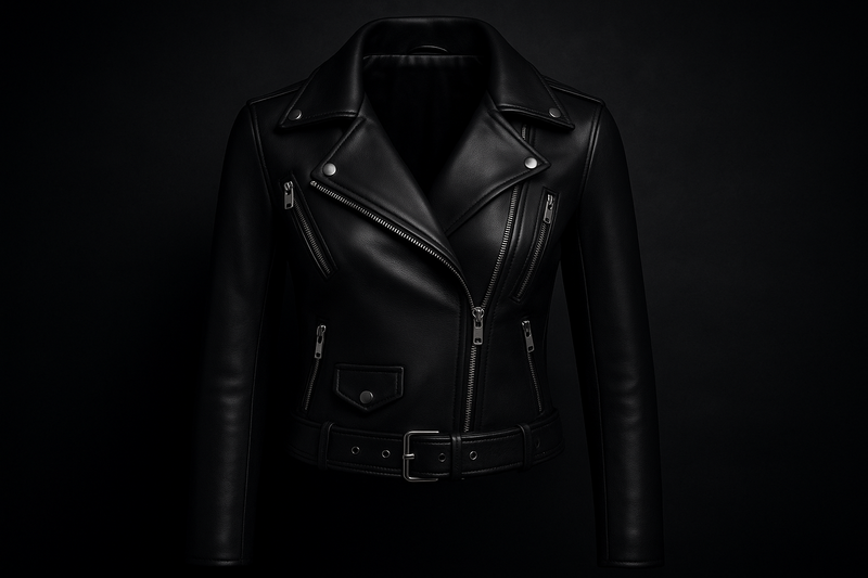 Enhanced classic black jacket - front product shot
