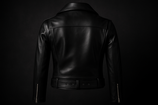 Enhanced classic black jacket - back product shot