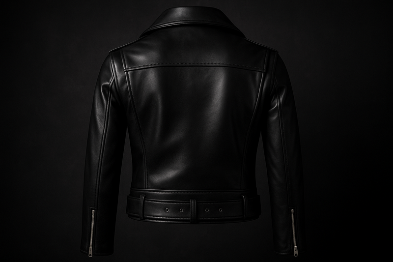 Enhanced classic black jacket - back product shot