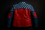Enhanced American flag jacket - front product shot