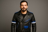 Boy wearing jacket front view