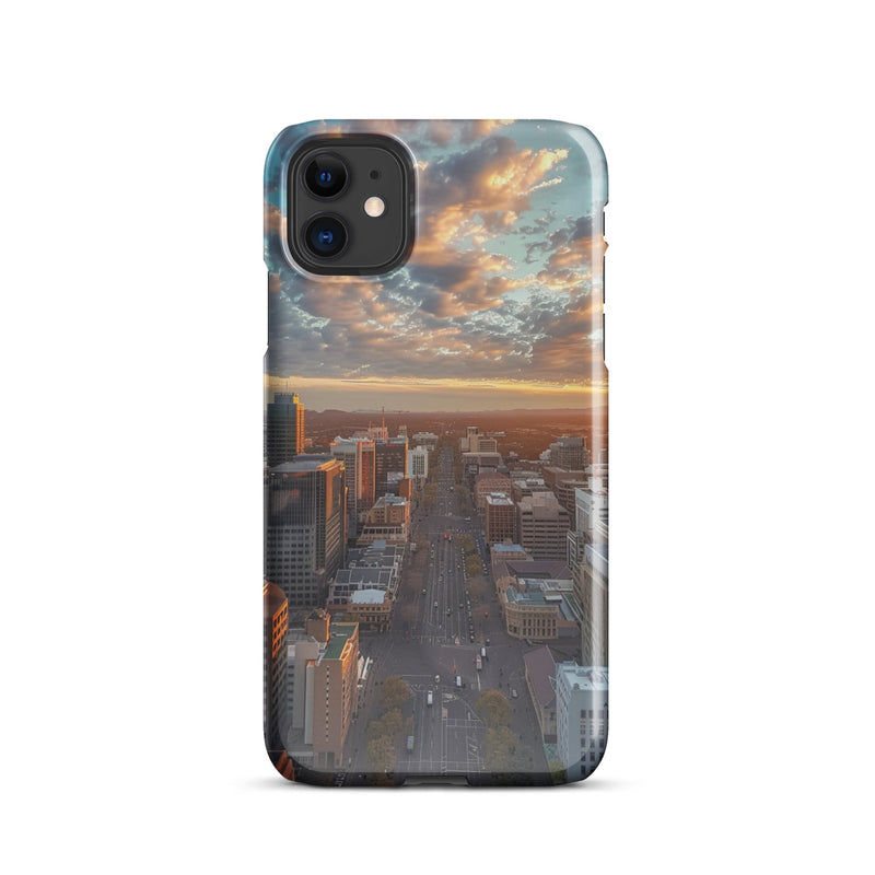 Adelaide City Skyline iPhone Case - Premium Protection with Artistic Design