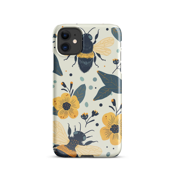 Premium Bee Design iPhone Case - Artistic Protection by JetGirl Art