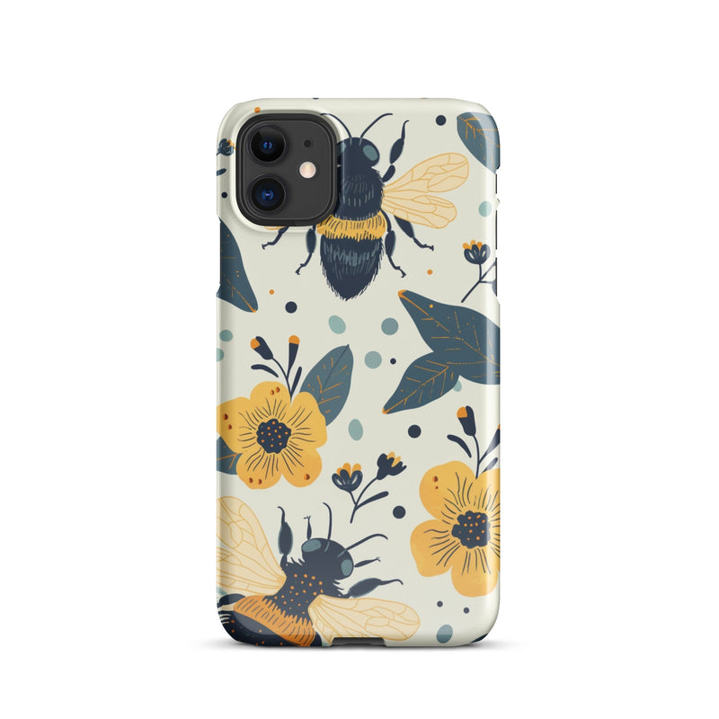 Premium Bee Design iPhone Case - Artistic Protection by JetGirl Art