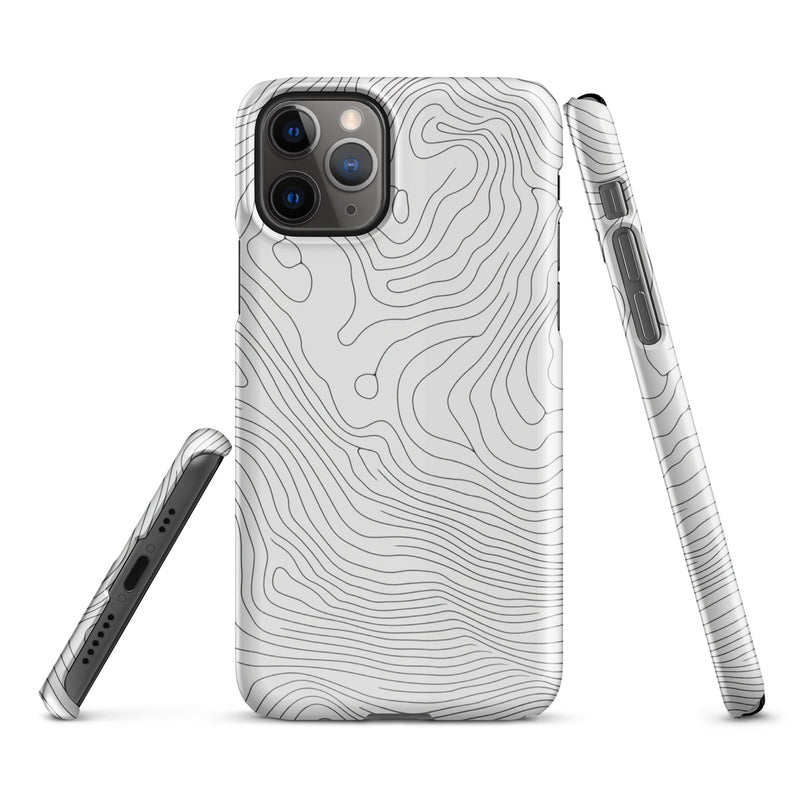Premium Grey iPhone Case - Protective Phone Cover by JetGirl Art