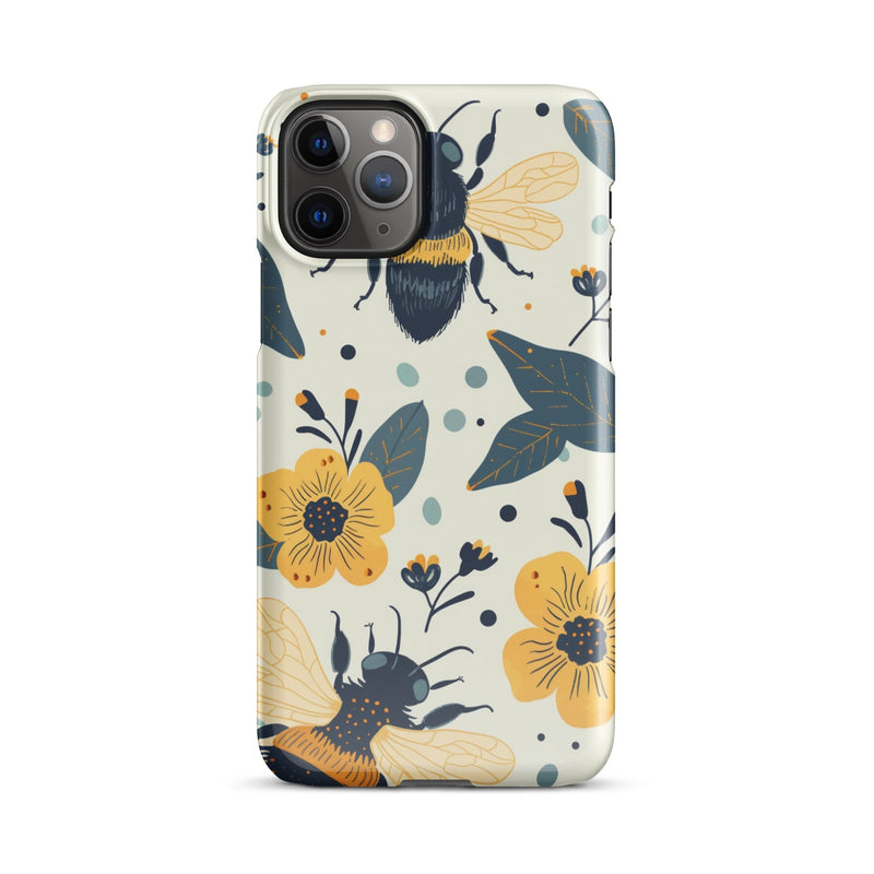 Premium Bee Design iPhone Case - Artistic Protection by JetGirl Art