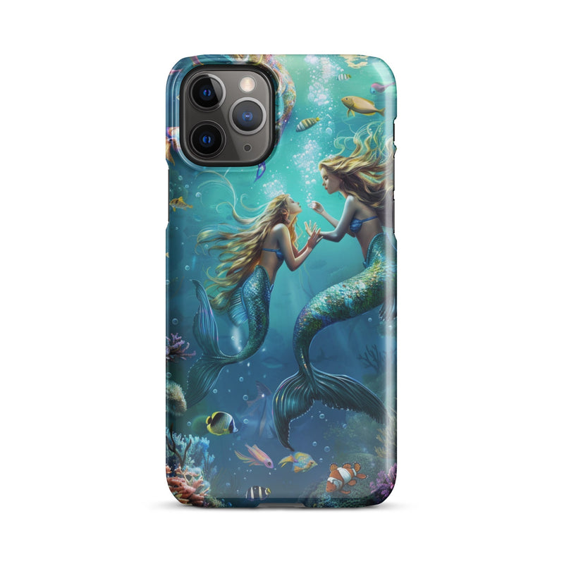 Enchanting Mermaids iPhone Case - Premium Protection with Artistic Design
