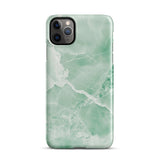 Premium Jade Marble iPhone Case - Elegant Natural Stone Design