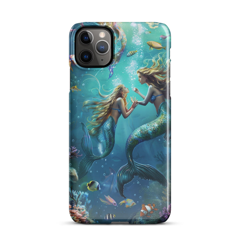 Enchanting Mermaids iPhone Case - Premium Protection with Artistic Design