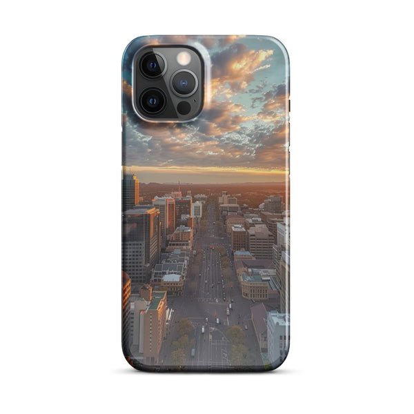Adelaide City Skyline iPhone Case - Premium Protection with Artistic Design